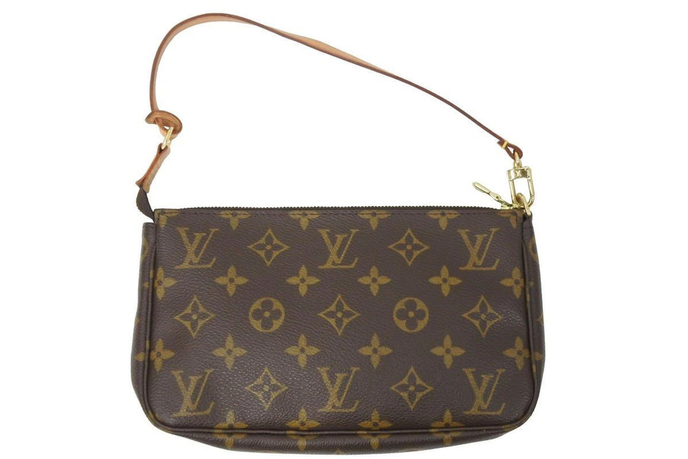 Louis Vuitton Pouch Pochette Monogram Accessory Accessoires Brown